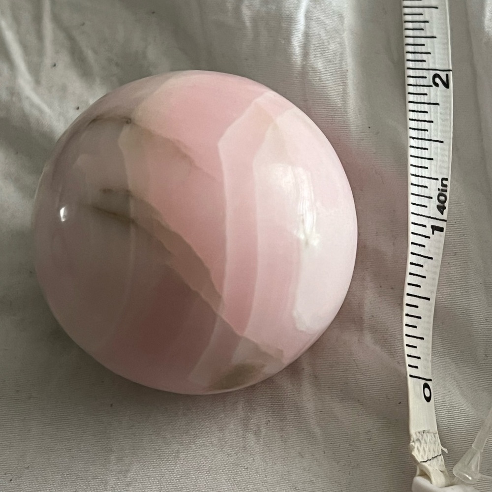 Pink Moonstone Gemstone Crystal Sphere